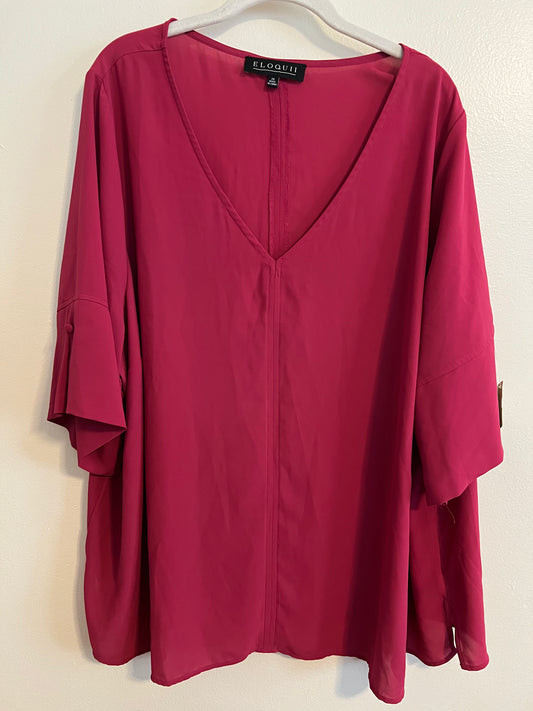 Eloquii Pink Blouse