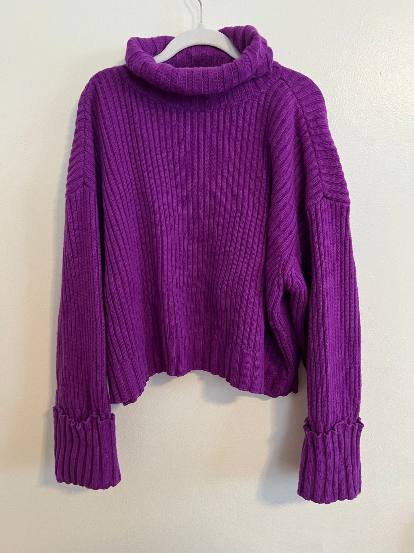 Nine West Purple Chunky Sweater