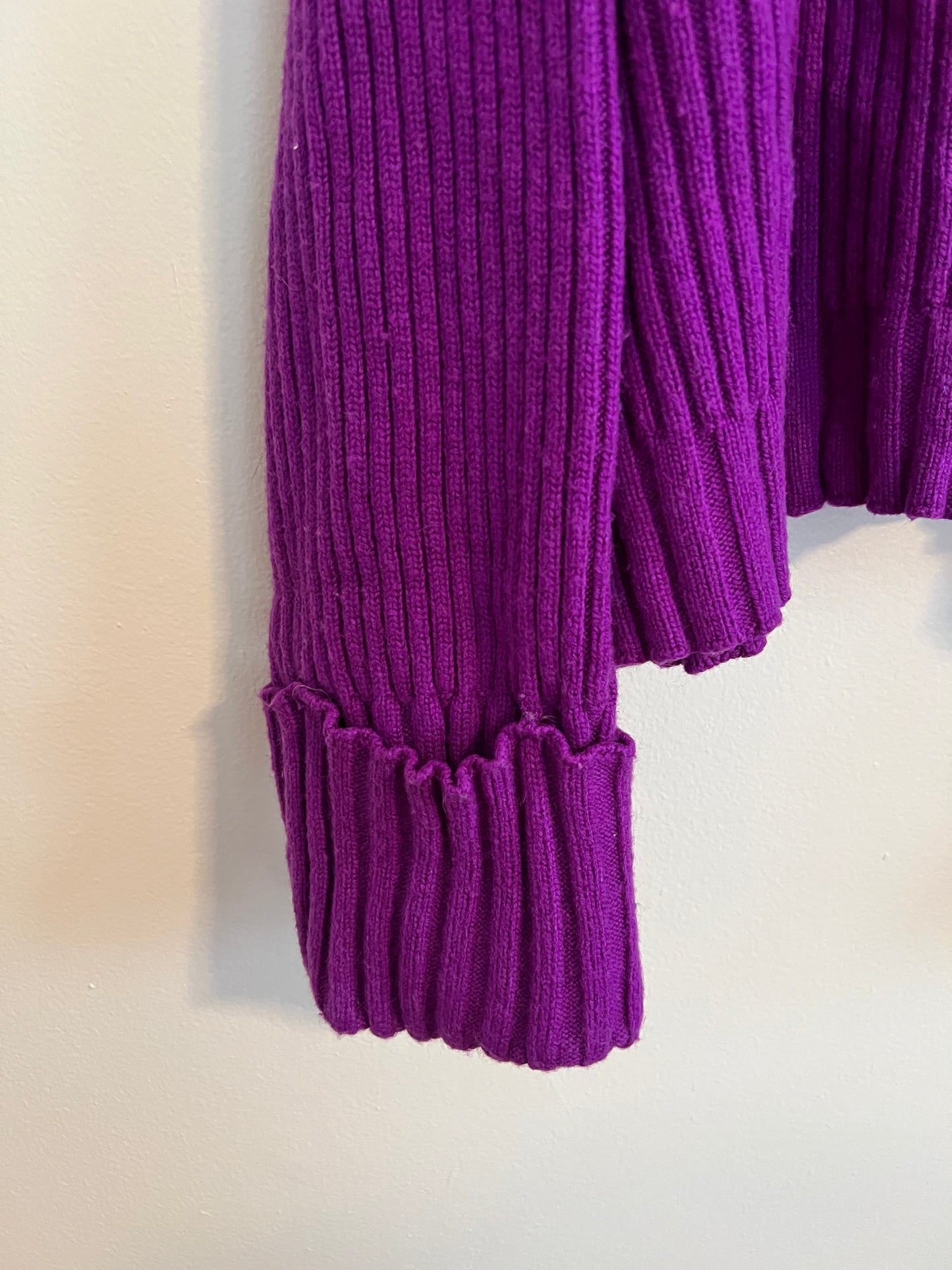 Nine West Purple Chunky Sweater
