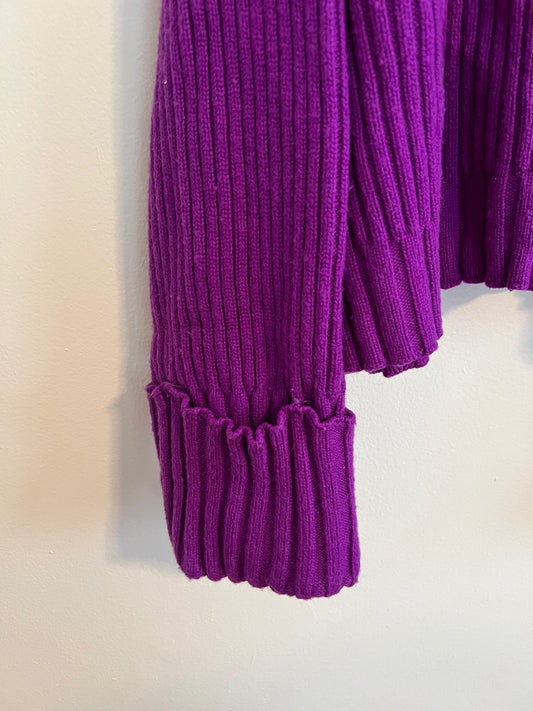 Nine West Purple Chunky Sweater