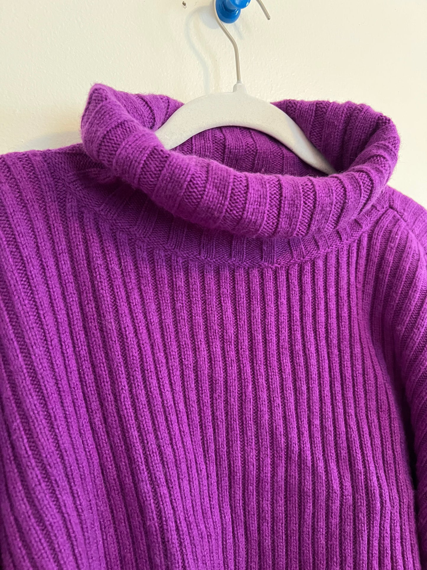 Nine West Purple Chunky Sweater