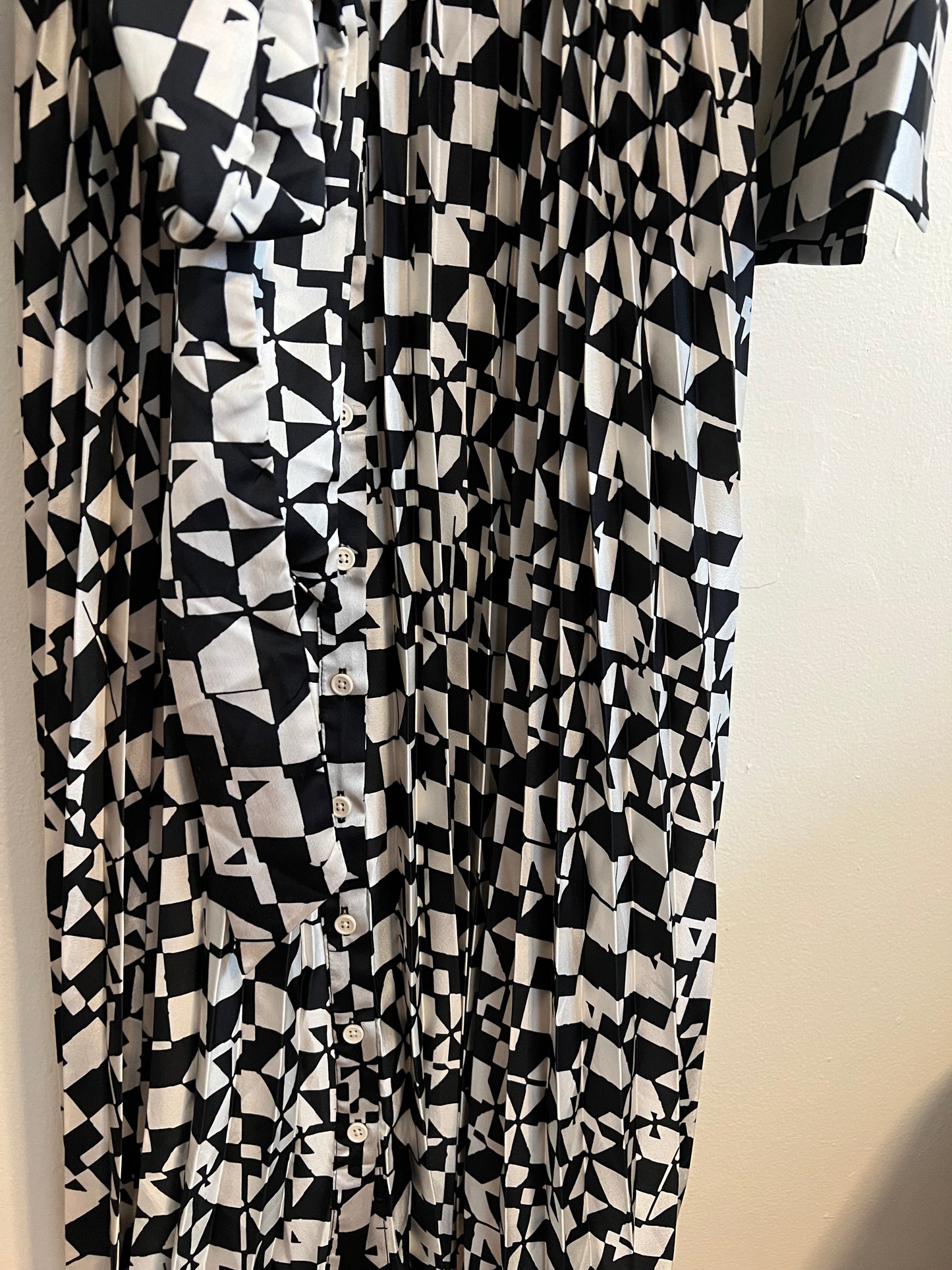 Eloquii Black and White Maxi Dress
