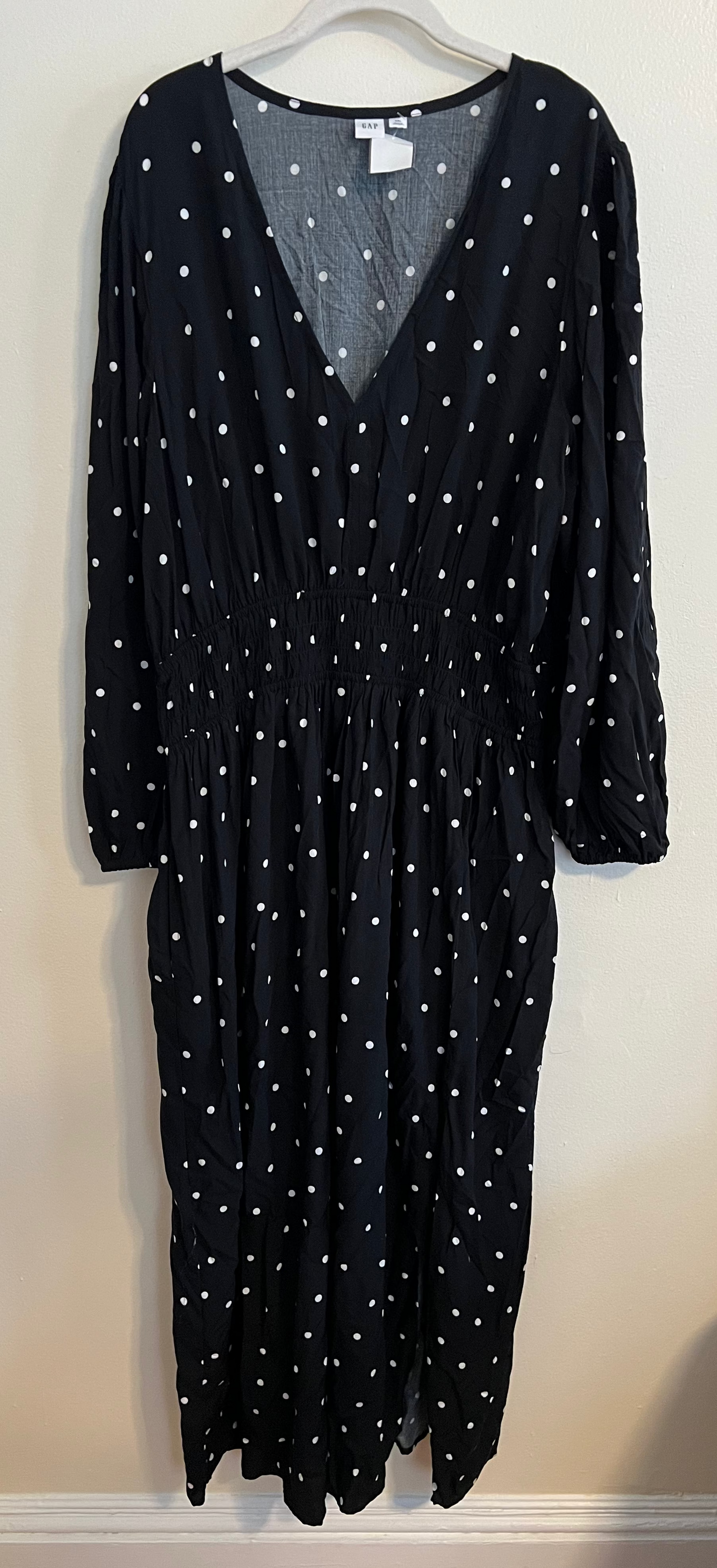 GAP Black and White Polka Dot Dress