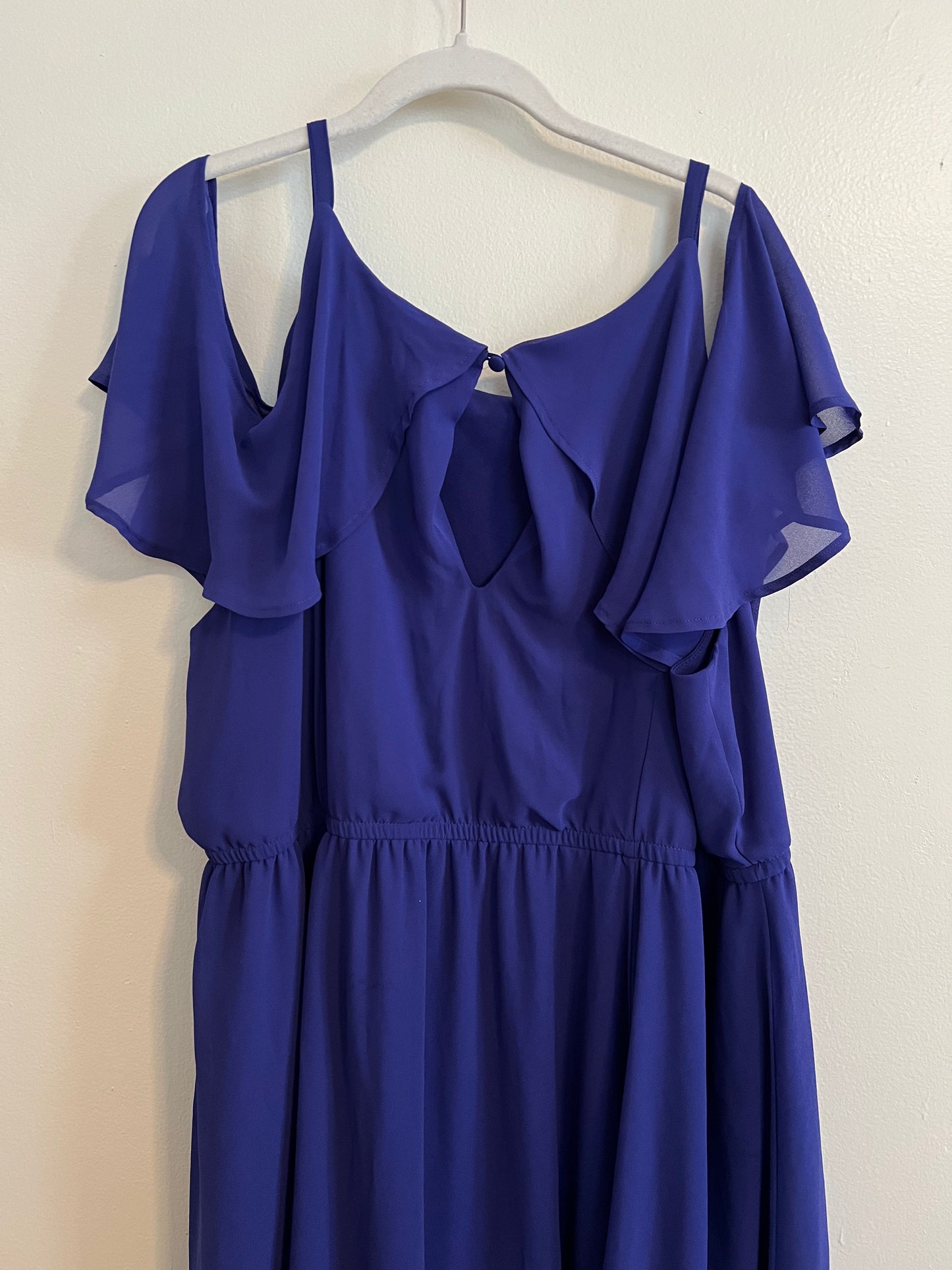 Torrid Blue Ruffle Dress