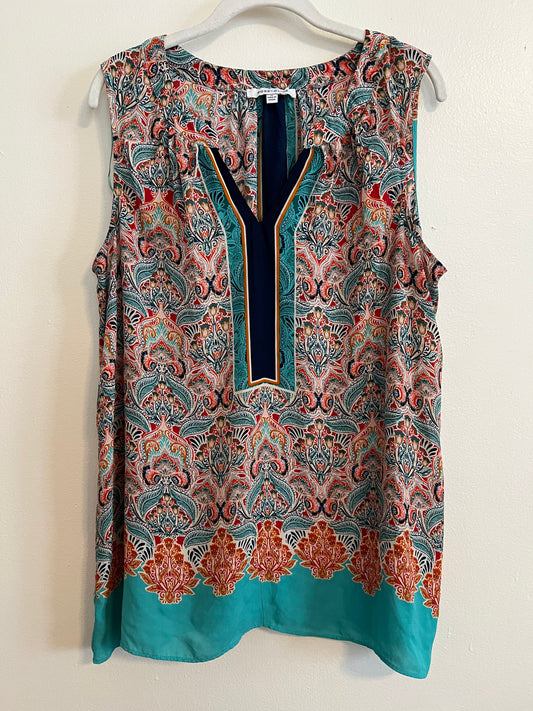 Rose&Olive Patterned Tank