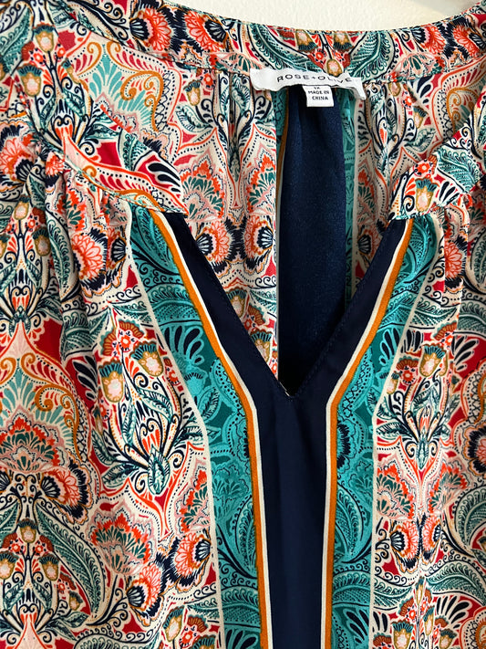 Rose&Olive Patterned Tank