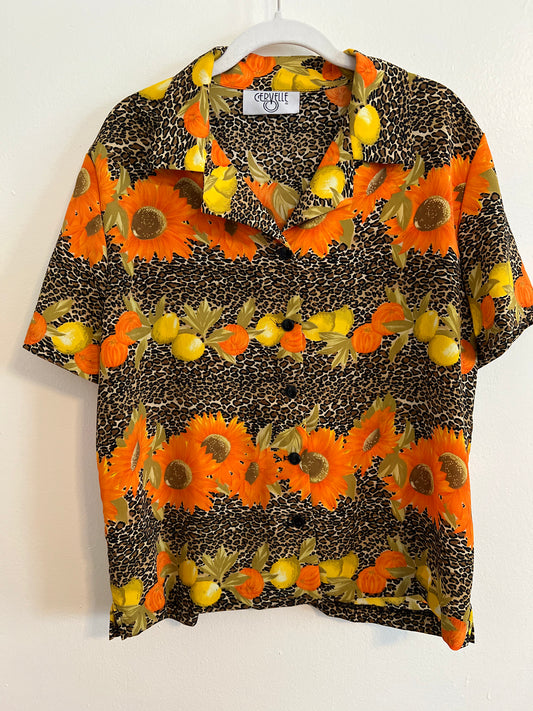 Vintage Cervelle Patterned Shirt