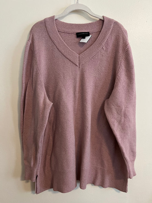 Lane Bryant Pink V Neck Sweater