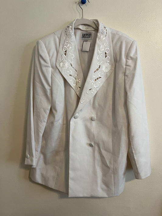 Vintage Morgan Miller White Blazer