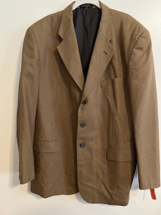 Via Roma Tan Wool&Silk Blazer