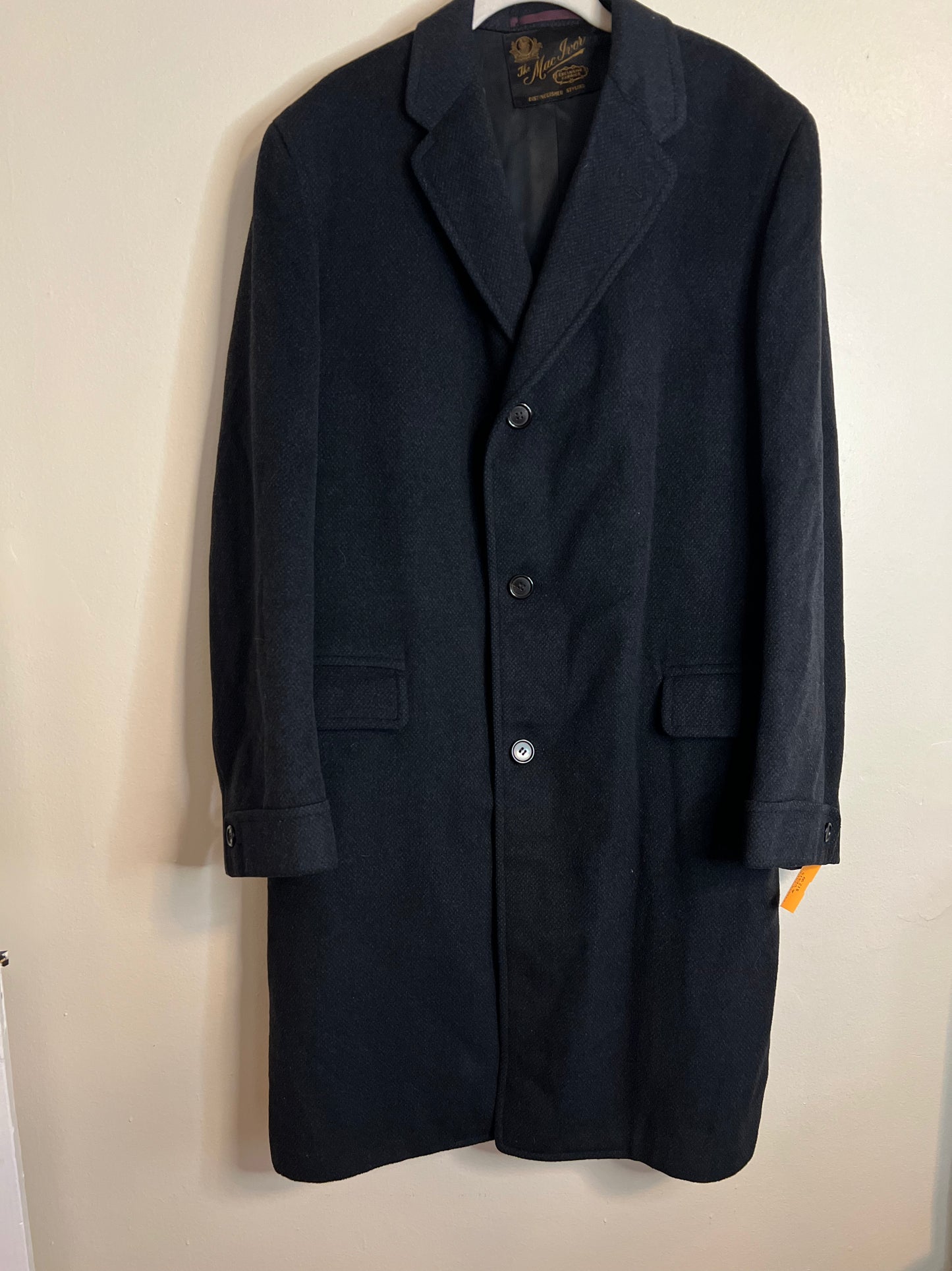 Vintage Jordan Marsh Wool Black Coat