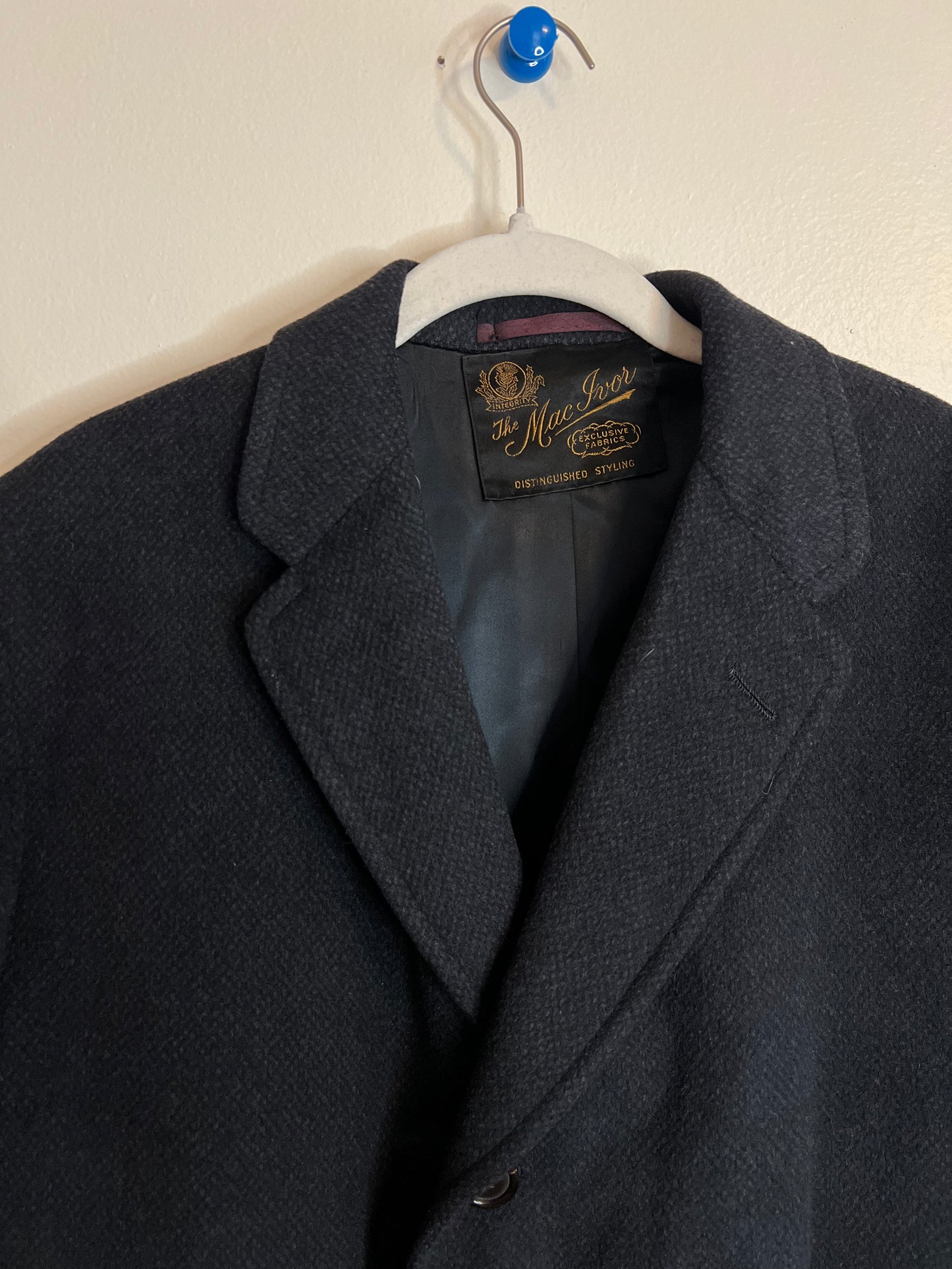 Vintage Jordan Marsh Wool Black Coat