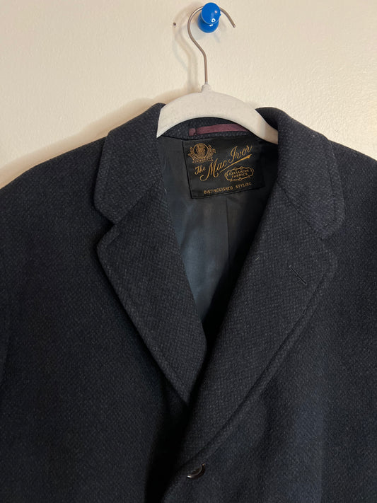 Vintage Jordan Marsh Wool Black Coat