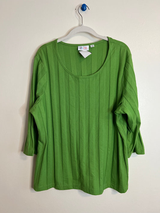 D&Co Green Striped Shirt