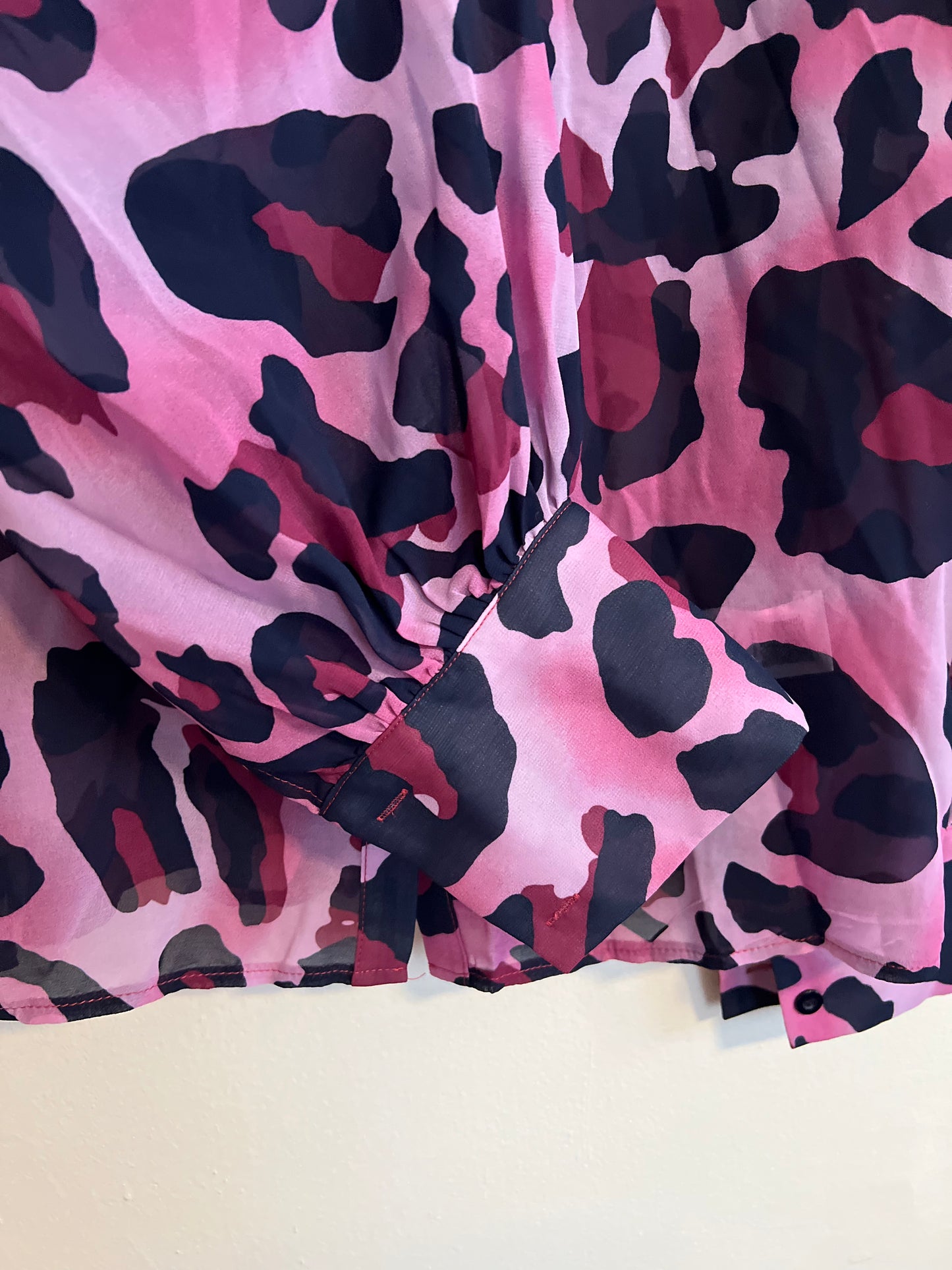 Shein Cheetah Print Blouse