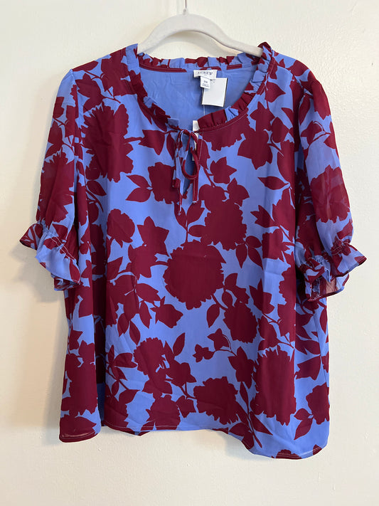 JCrew Floral Blouse