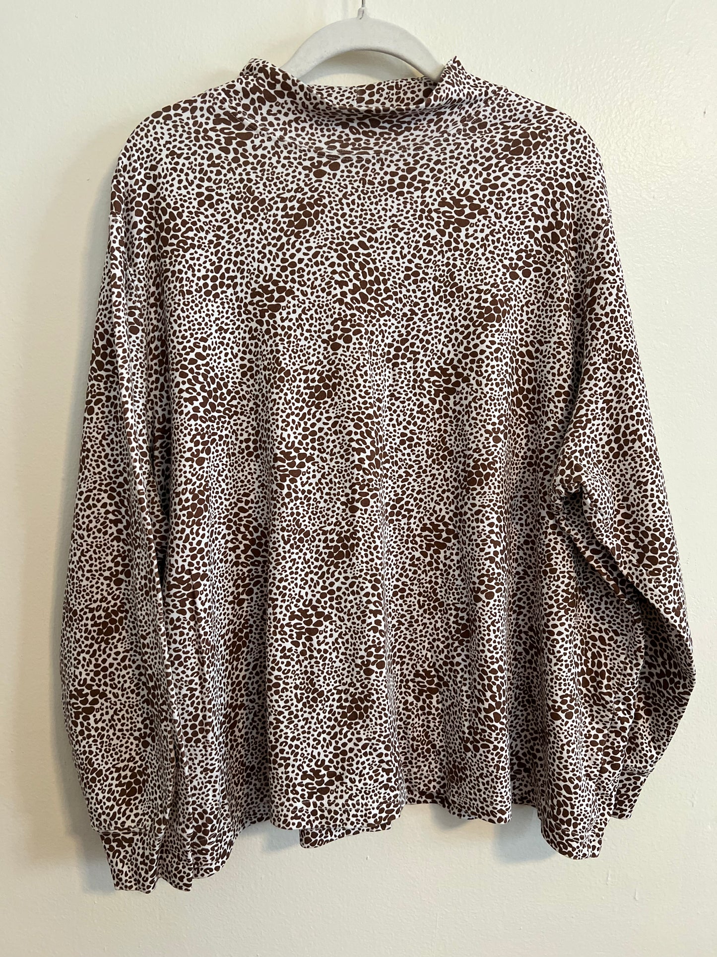 Land's End Animal Print Shirt