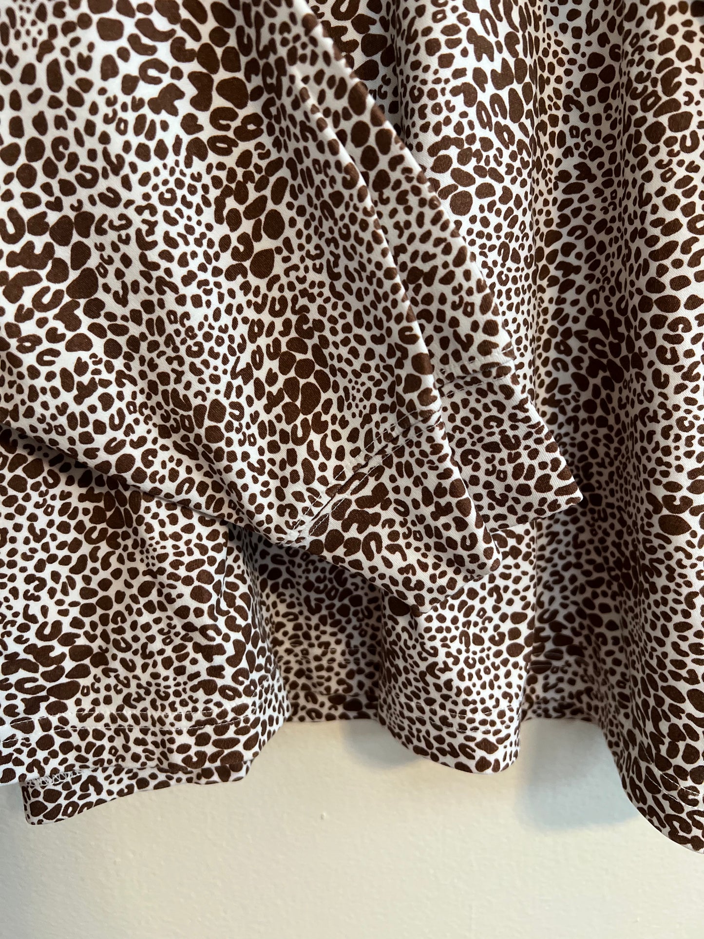 Land's End Animal Print Shirt