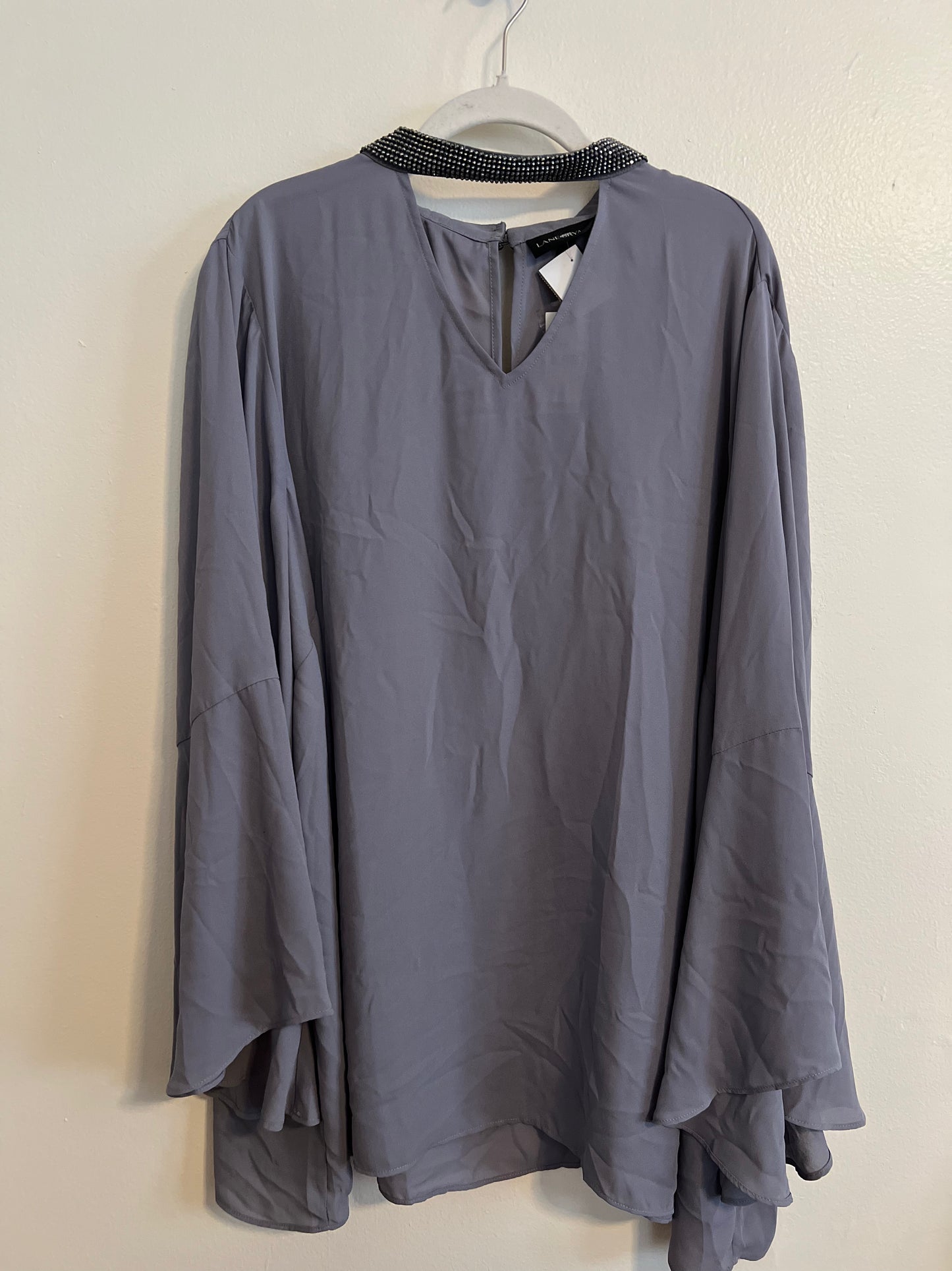 Lane Bryant Gray Blouse