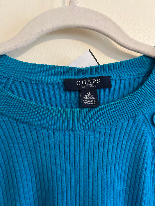 Chaps Blue Sweater