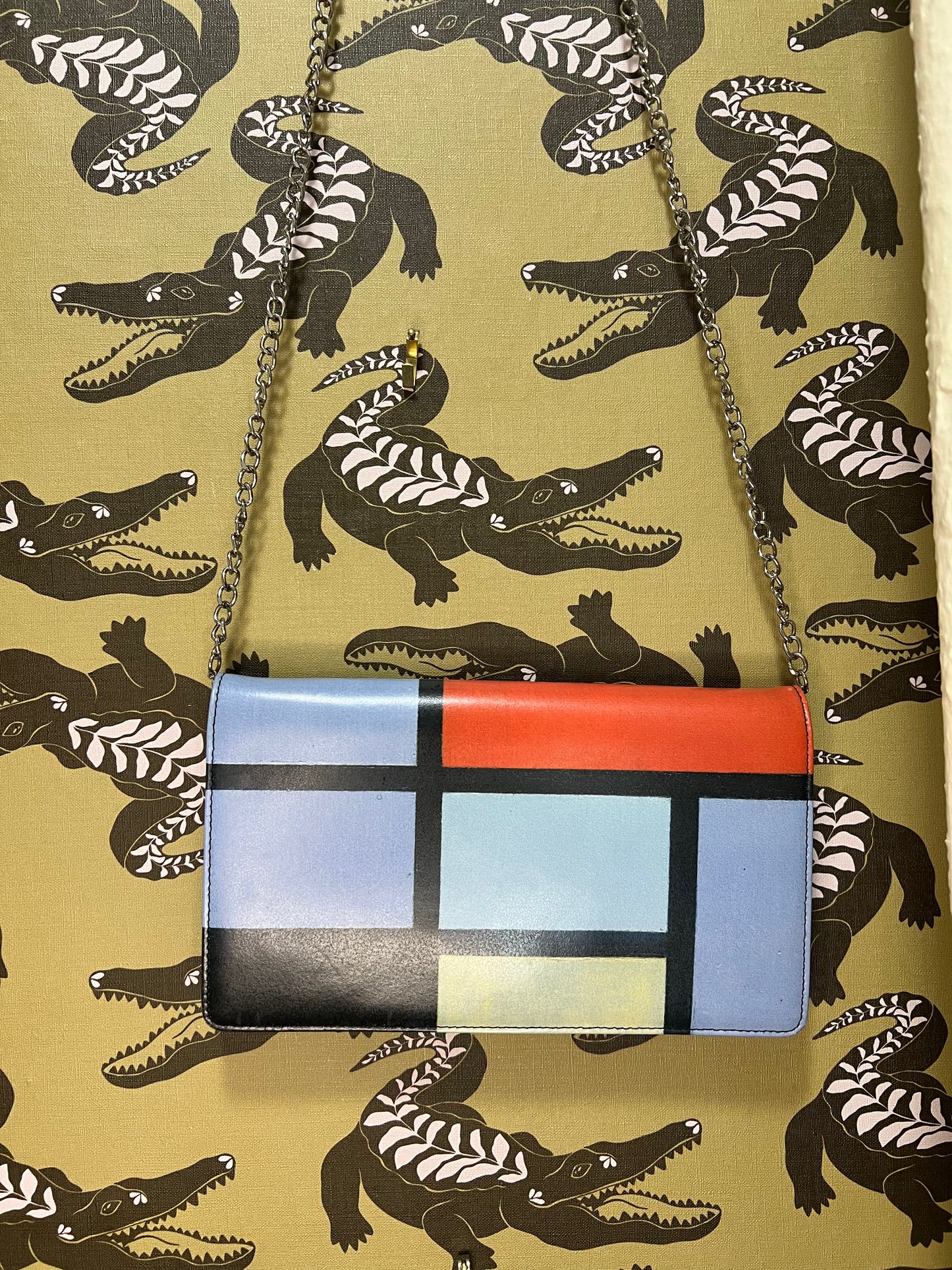 The Met Museum Leather Crossbody Purse