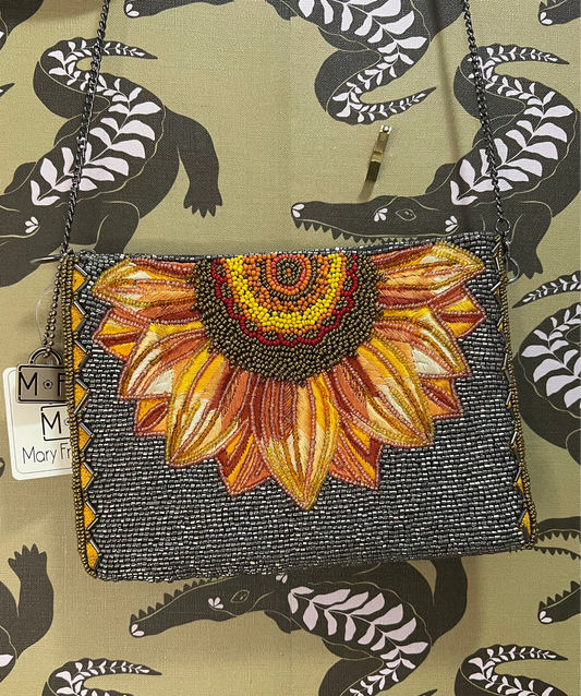 Mary Frances "Follow the Sun" Beaded Crossbody