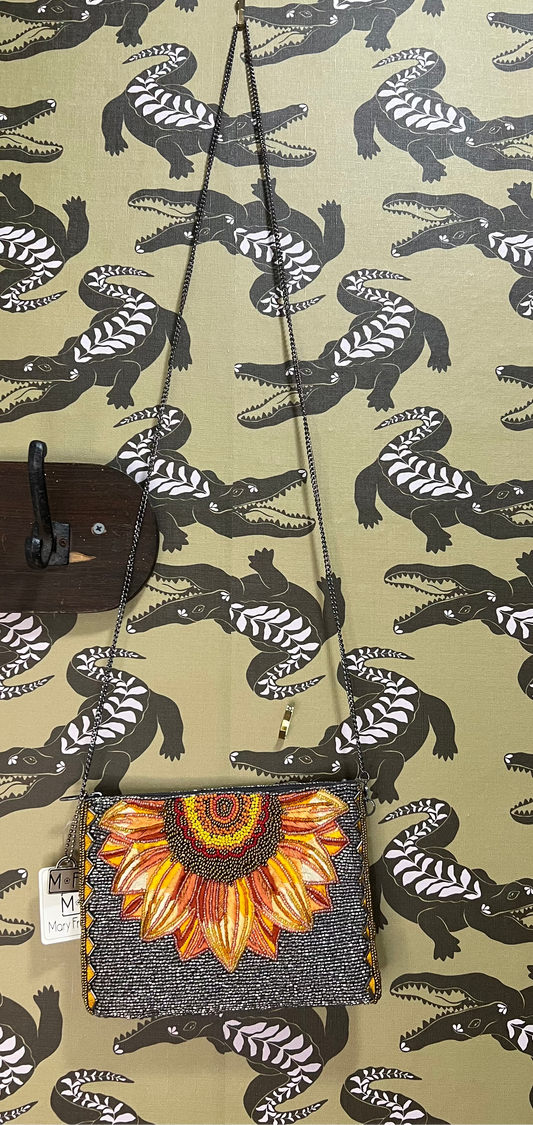 Mary Frances "Follow the Sun" Beaded Crossbody