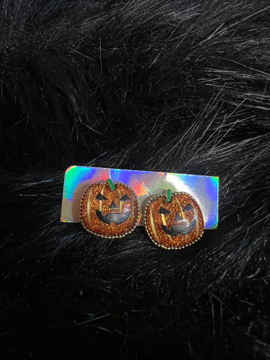 Betsey Johnson Pumpkin Studs