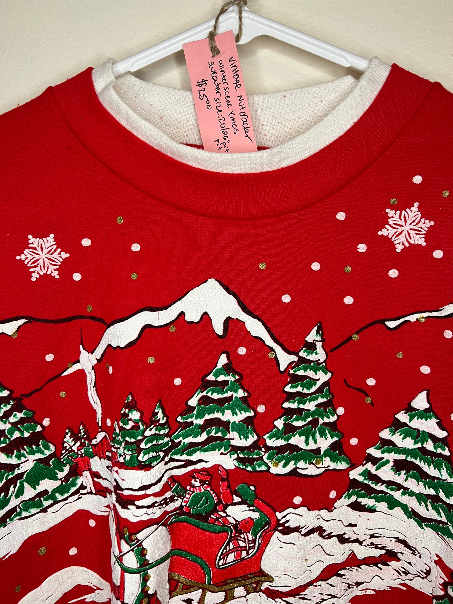 Vintage Winter Scene Sweater