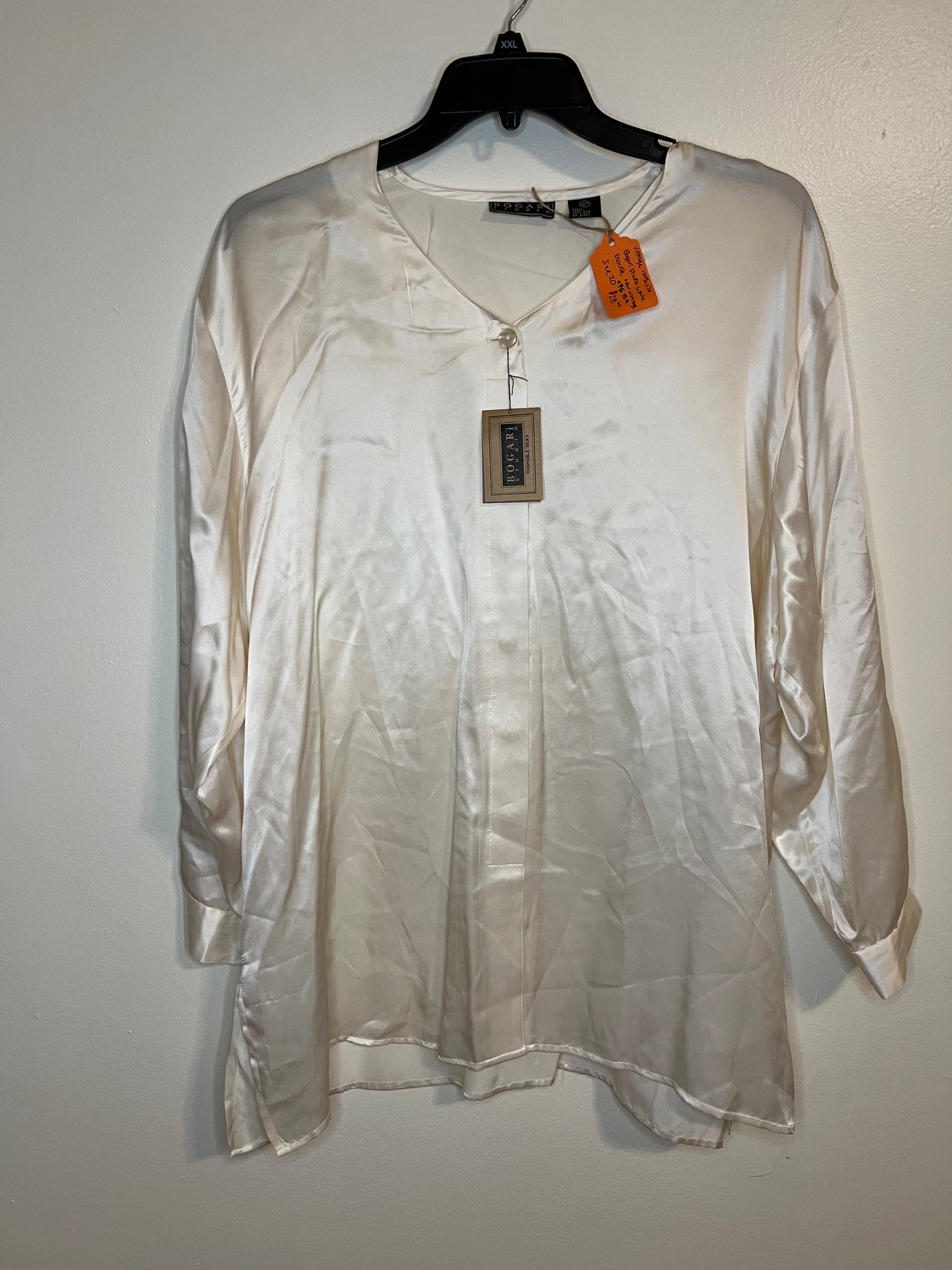 Vintage Bogari 100% Silk Blouse