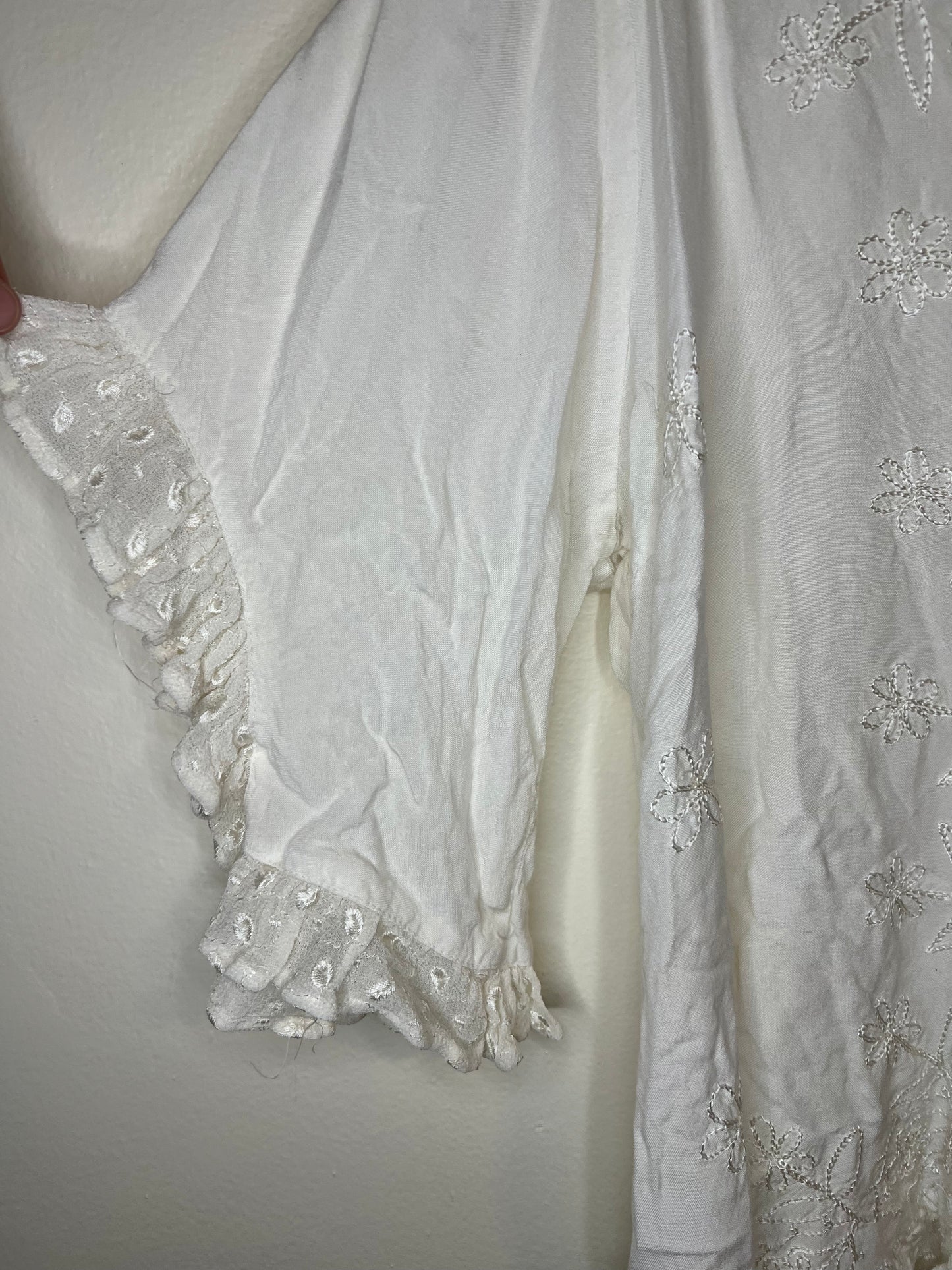 MyChoice White Top with embroidery