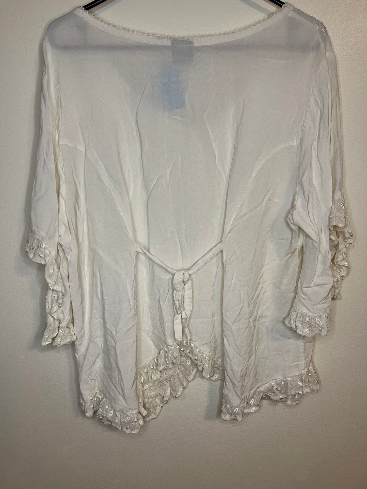 MyChoice White Top with embroidery