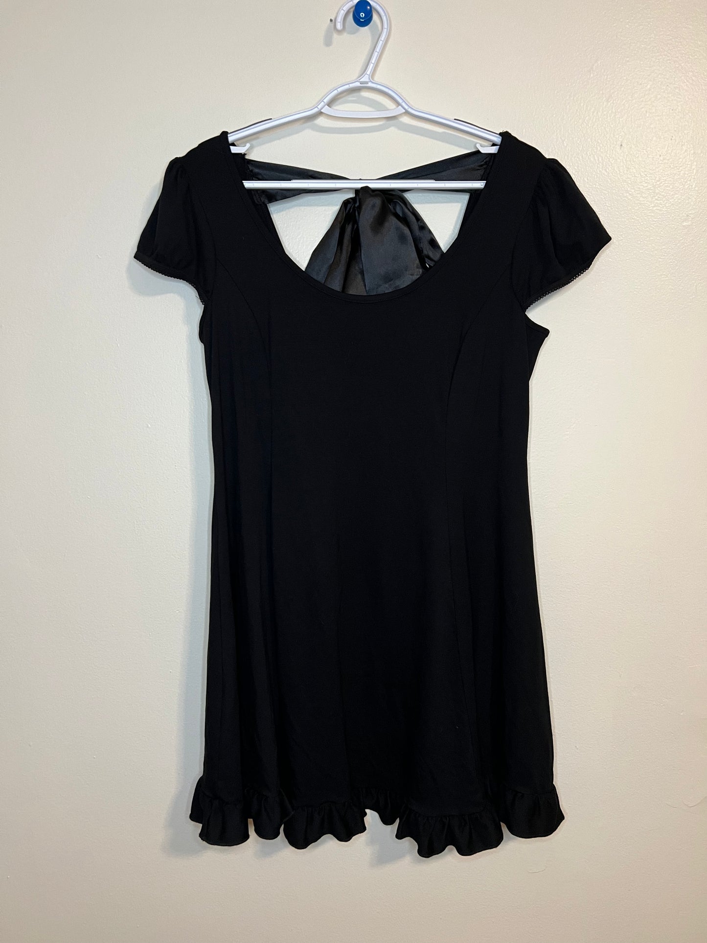 Foxblood Black Mini Dress