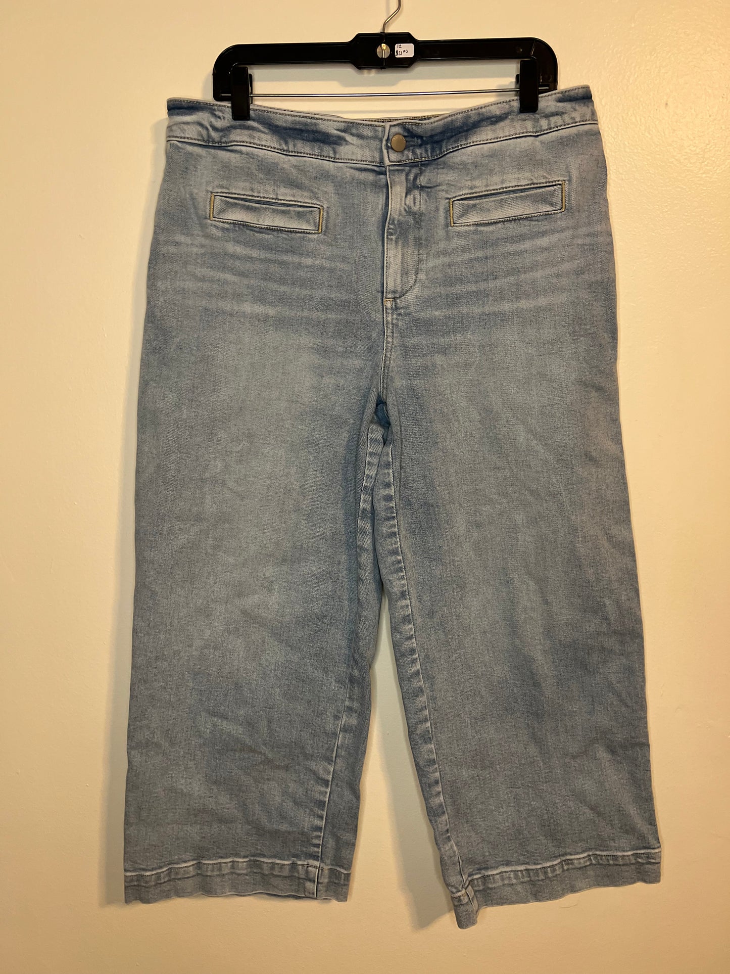 Talbots Wide Leg Cropped Jean