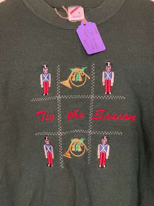 Vintage Tis the Season Sweater