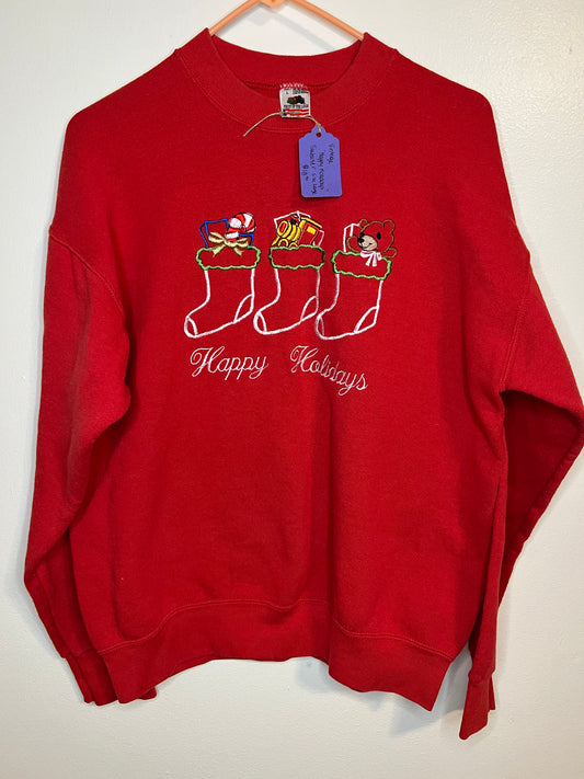 Vintage Happy Holidays Sweater