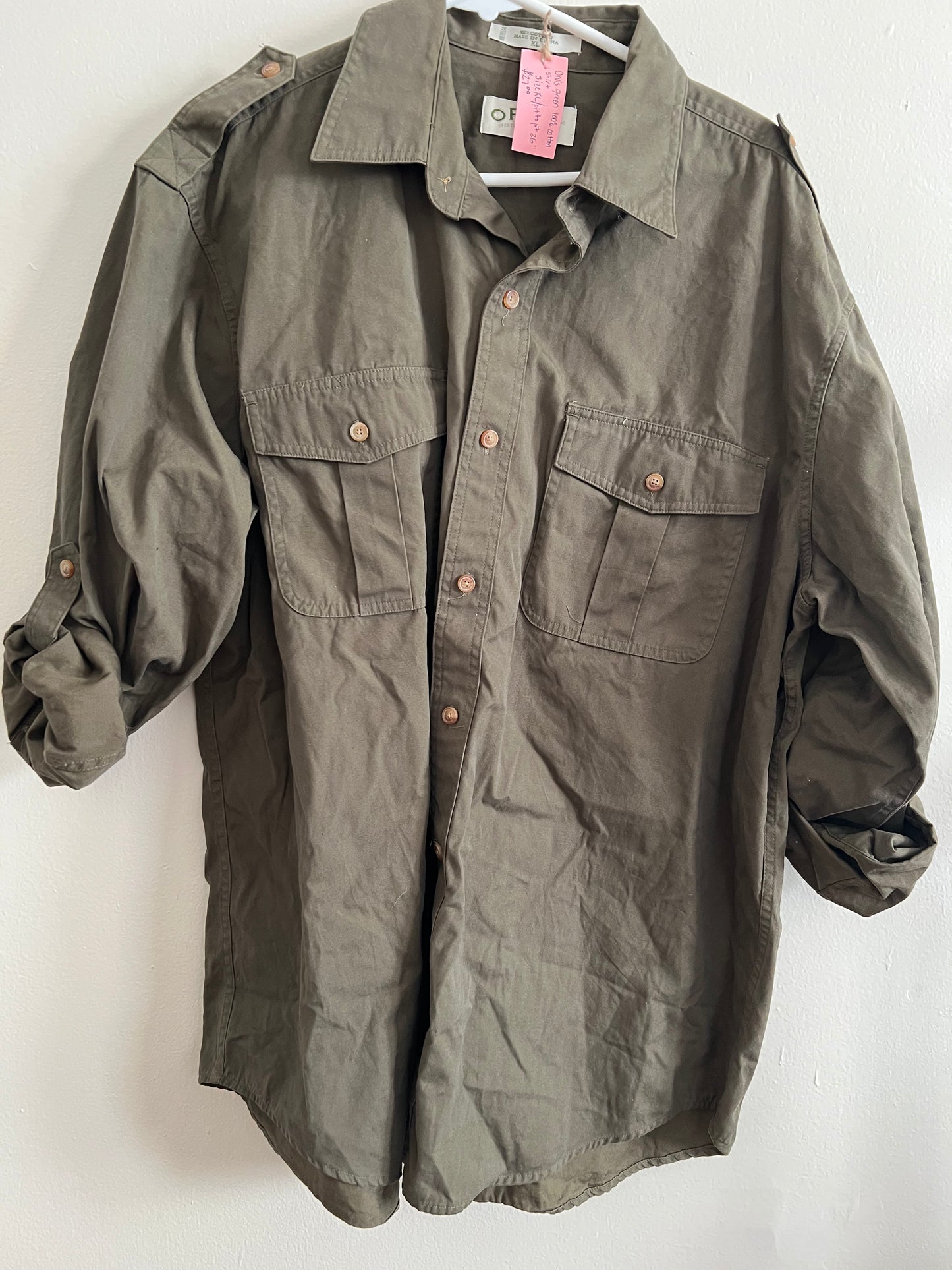 Orvis 100% Cotton Shirt