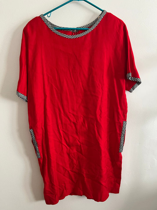 Vintage Neiman Marcus Red Dress