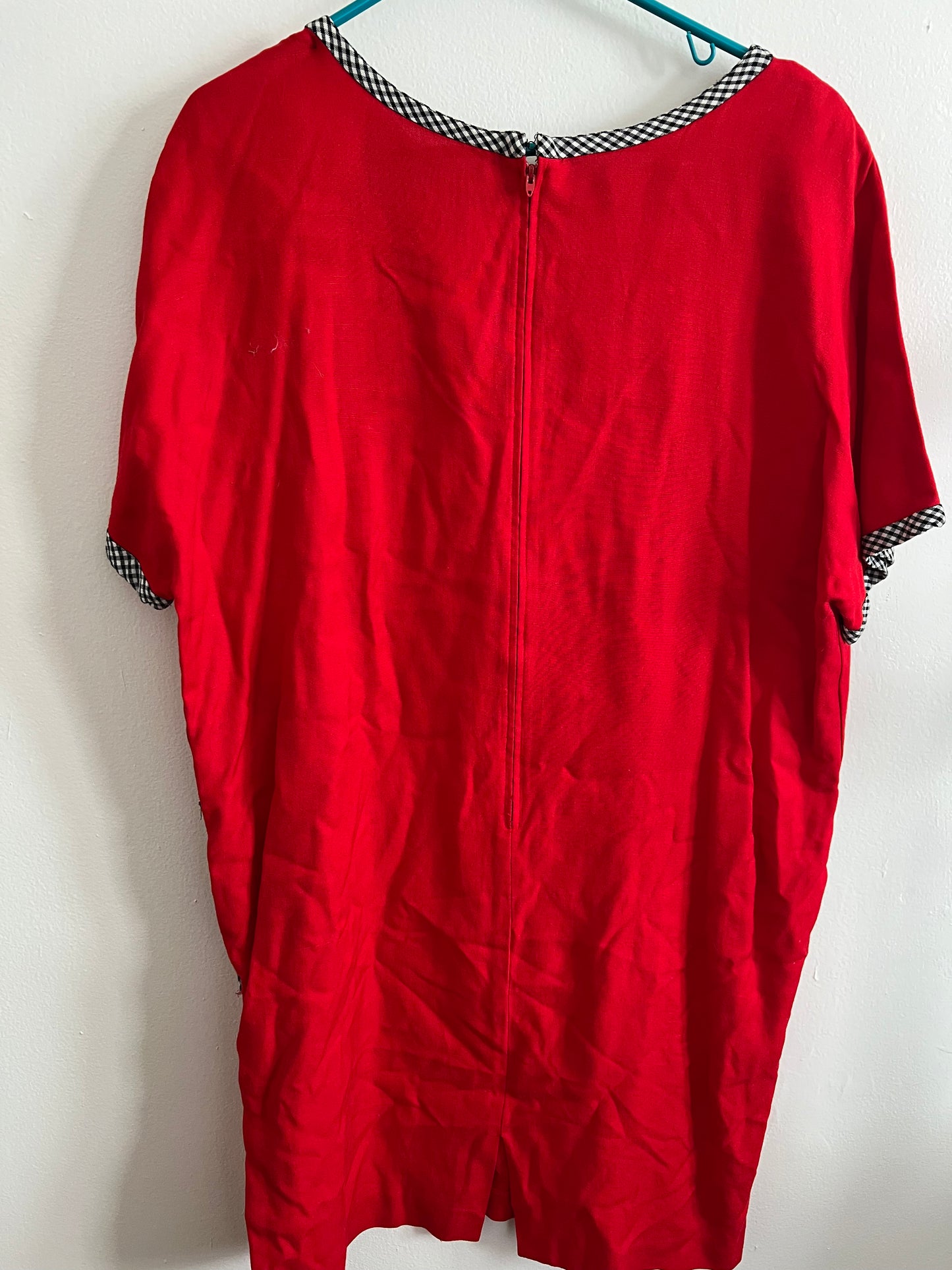 Vintage Neiman Marcus Red Dress