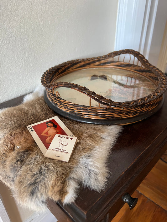 Vintage Dried Flower Tray