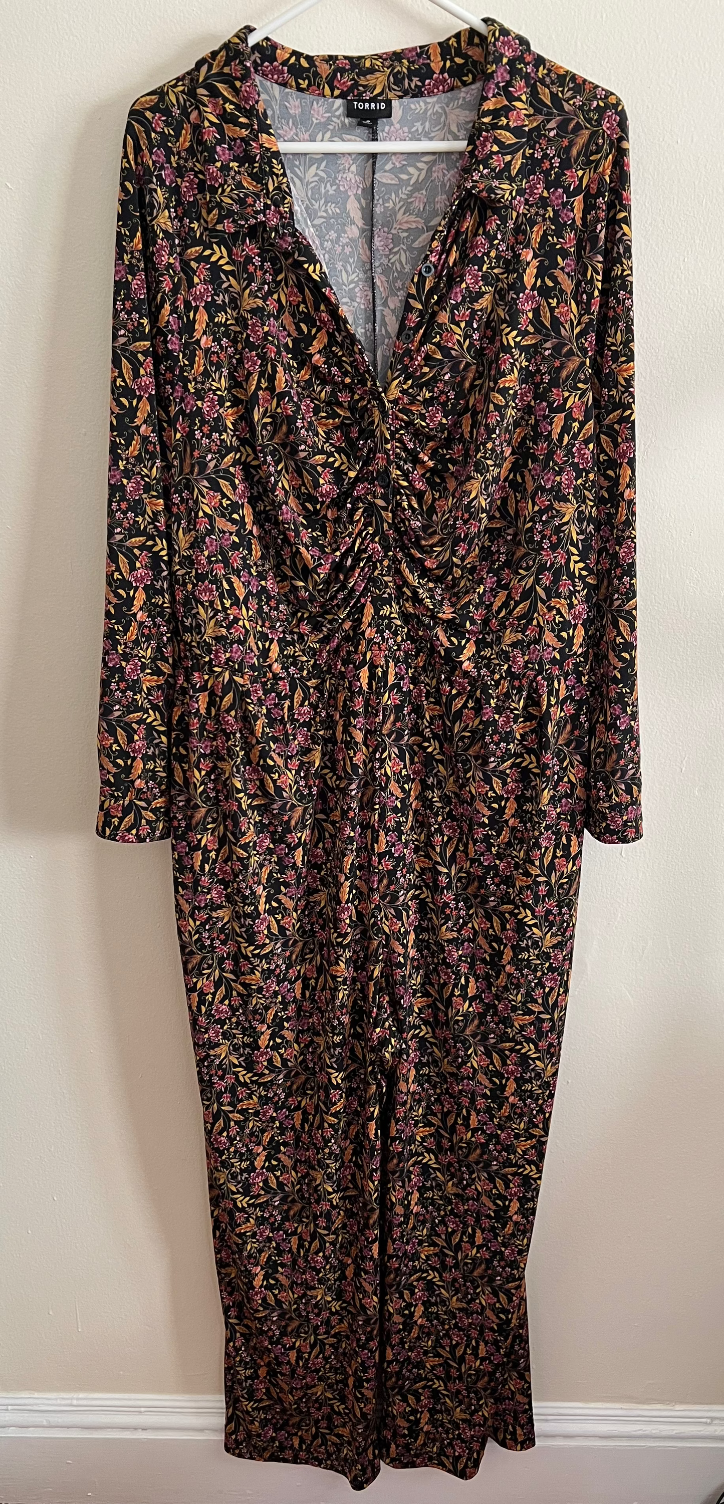 Torrid Floral Jumpsuit