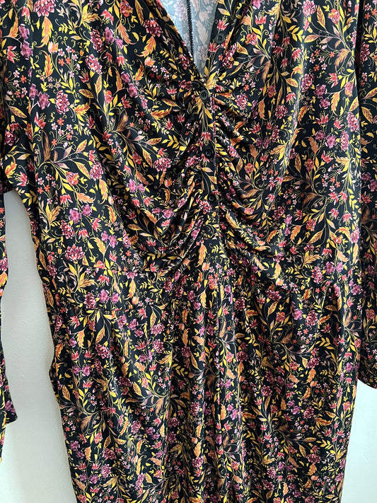 Torrid Floral Jumpsuit
