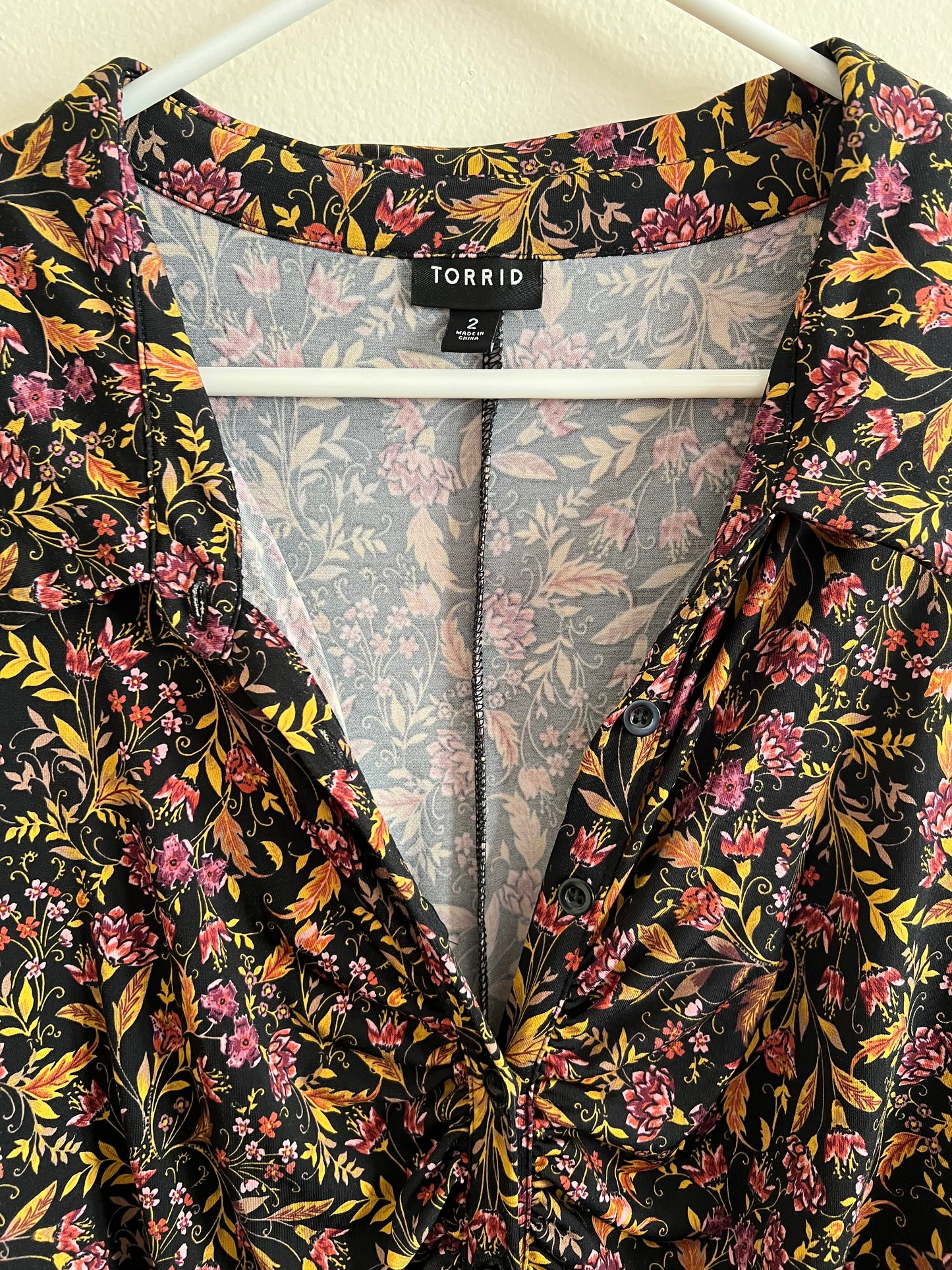 Torrid Floral Jumpsuit