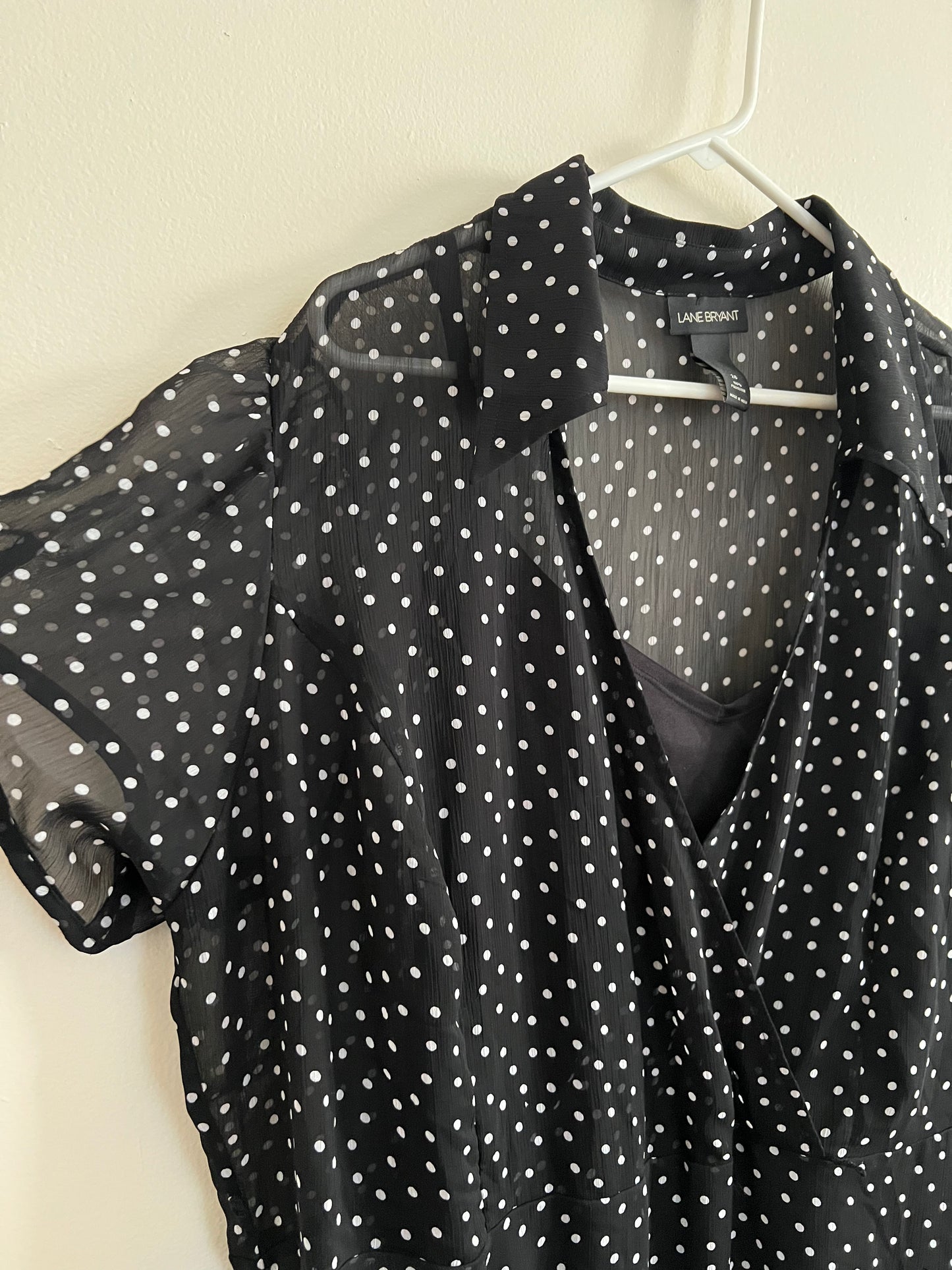 Lane Bryant Polka Dot Dress