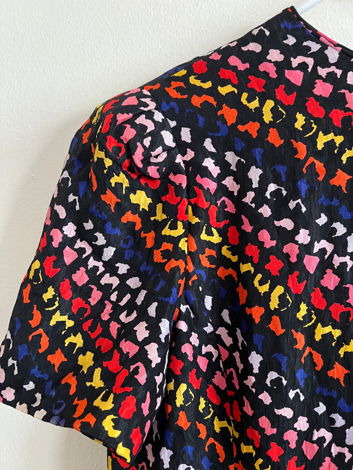 Vintage David Hayes Silk Dropped Waist Dress