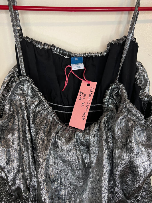 Old Navy Silver Tank