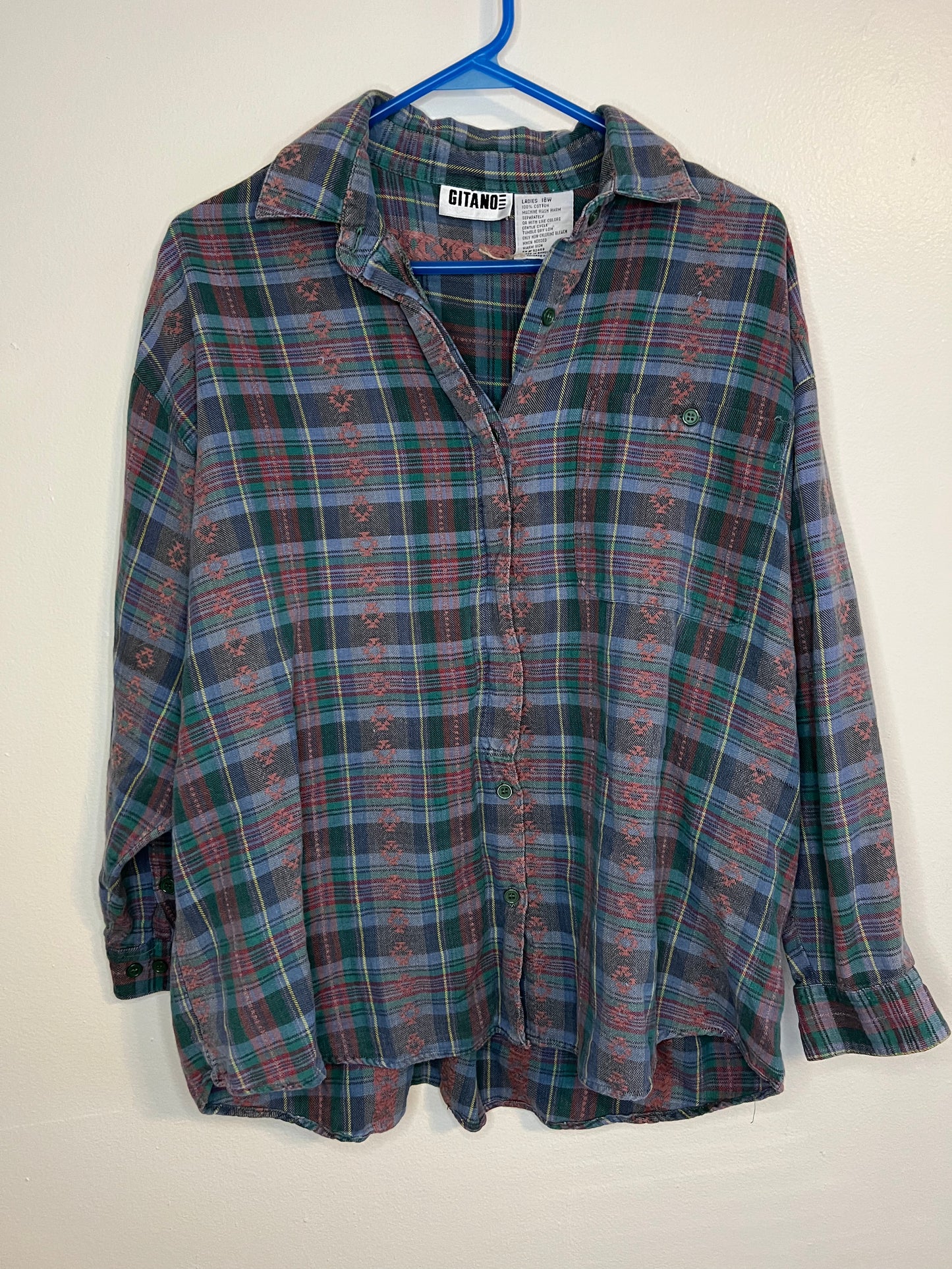Vintage Gitane Plaid Shirt