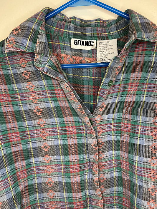Vintage Gitane Plaid Shirt