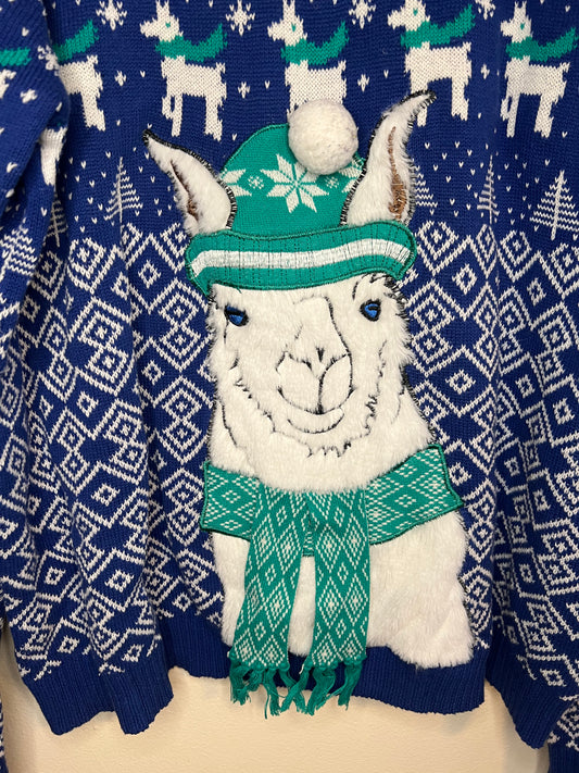 Llama Holiday Sweater