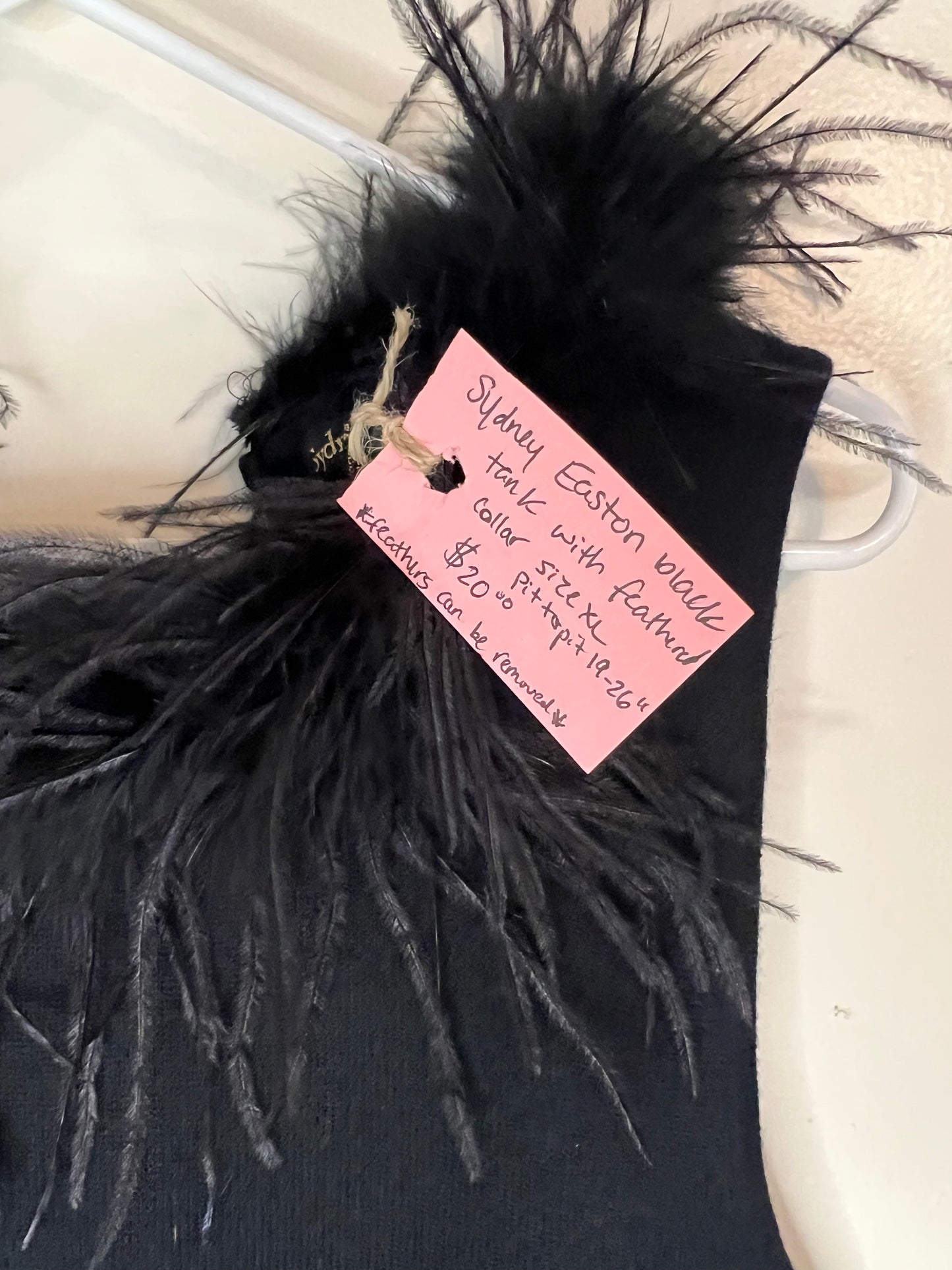 Sydney Easton tank with Feathers